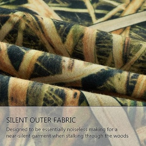 Veste de chasse d'hiver coupe-vent solide sur mesure, imperméable, respirante, softshell, séchage rapide, légère, poignets ajustables - Product Image 4