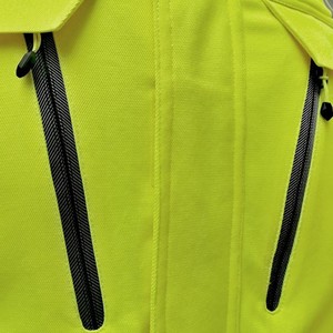 Vente en gros Vêtements de travail réfléchissants jaunes fluorescents imperméables d'extérieur haute visibilité pour hommes Vestes de sécurité réfléchissantes pour le travail - Product Image 3