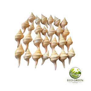 Concha de Caracol Natural Amarilla Hecha a Mano para Decoración de Paisajes, Espiral Larga, Especímen Natural, Arte con Tacto Real - Product Image 6
