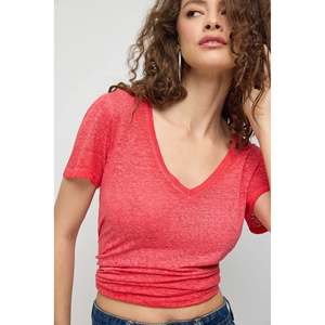 Camiseta Básica con Cuello en V, Corte Ajustado, Algodón y Elastano, Casual y Deportiva, con Estampado de Animales Animados, Tallas XS a XL para Verano - Product Image 2