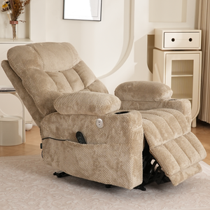 Động cơ kép điện nâng ghế ngồi có thể ngả với tựa đầu có thể điều chỉnh và chỗ để chân cho người cao tuổi - Product Image 4