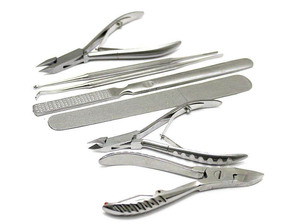 Juego básico de instrumentos de Podología de acero inoxidable, kit de herramientas para eliminar uñas de los pies, instrumentos quirúrgicos manuales para uso profesional - Product Image 2