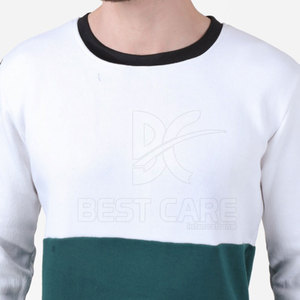 Sudadera con capucha de invierno ajustada para hombre, Sudadera negra de lana pesada de alta calidad hecha a medida con patrón de diseñador, teñido liso - Product Image 2