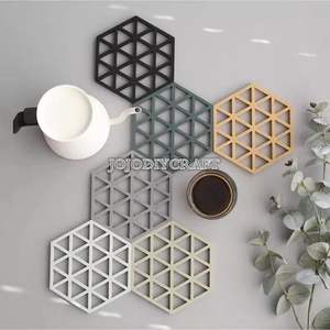 MAIS DESIGN UNIQUE COASTER EN RÉSINE DE BOIS ÉPOXY pour Café Thé Boisson En Bois Personnaliser Carré Rond Tasse À Thé - Product Image 3