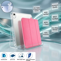 Funda Delgada Mate con Tapa Trasera Rígida Transparente, Soporte Ajustable y Estable, Diseño Gráfico Personalizado para iPad Air 4, Carcasa Protectora Antiarañazos