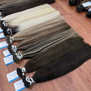 Extensión de cabello humano vietnamita I tip color piano calidad de lujo listo para enviar textura recta natural - Product Image 6