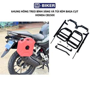 Portaequipajes Corto MBiker para CB150X con Soporte Impermeable para Tanque de Combustible y Soporte para Bolsa Trasera Hecho de Nailon - Product Image 3