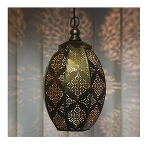 Fábrica de alta calidad directamente Diseño Industrial Estilo Vintage iluminación colgante lámparas marroquíes colgantes de la India - Product Image 4