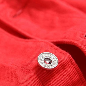 Le service d'OEM et d'ODM de vestes solides de jeans du lavage moyen des hommes de tendance supérieure sont fournit - Product Image 6