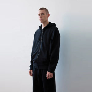 เสื้อฮู้ดดี้ผู้ชายแบบสั่งตัดขนาดใหญ่พิเศษ ผ้าฟลีซหนานุ่ม มีเชือกผูกปรับได้ ให้ลุคสตรีทแวร์สุดเท่ - Product Image 1