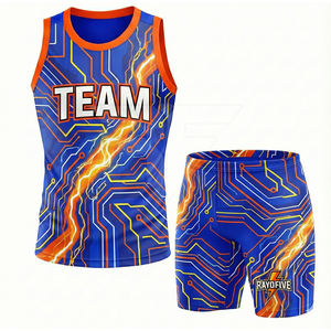 Uniforme de Atletismo Personalizable, Ligero, Transpirable y Antibacteriano, de Tela Suave, para Equipos - Product Image 2