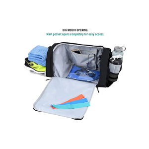 Sac de sport de grande capacité avec compartiment pour chaussures – Sac de voyage et de fitness personnalisé pour hommes |   Sac de sport de haute qualité en gros - Product Image 5