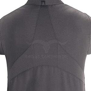 เสื้อยืดคอเต่าสำหรับผู้ชายผ้าฝ้าย/ผ้าไม้ไผ่ระบายอากาศคอเต่าน้ำหนักเบาสีธรรมดาสวมใส่ง่าย - Product Image 5
