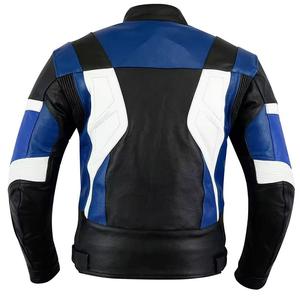 Chaqueta de moto de carreras impermeable para hombre, ropa deportiva a prueba de viento para montar en moto, ropa protectora de cuero para deportes de moto - Product Image 3