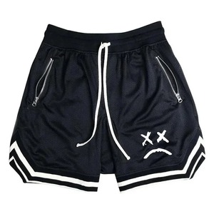 Summer Basketball Running Shorts Hommes Haute Qualité Social Taille Elastique Imprimé Sets Plus Size Breathable Quick Dry 6 Colors - Product Image 5