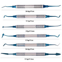 MEDZORA SURGICAL LM Inc. Kit d'équipement de thérapie dentaire 6 pièces MS-RS-8039 Spatules hydrauliques en métal pour composites CE