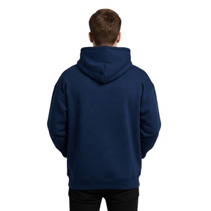 Meilleur sweat à capuche en coton brodé pour hommes avec options de personnalisation des tailles et des couleurs. - Product Image 2