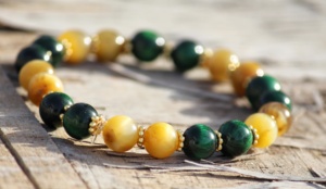 Piedra Natural Ojo de Tigre Unisex para Pulsera Diseño Clásico de Cuentas para Fiesta de Aniversario de Boda o Regalo - Product Image 2