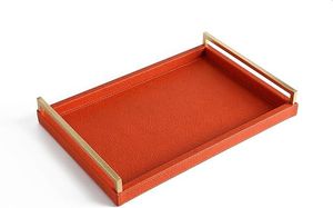 BIEN CONÇU CHAUD ATTRACTIF CLASSY LOOK DIFFÉRENTS STYLES DE PLATEAU RECTANGLE EN CUIR UTILISÉS DANS LES FRUITS D'ALIMENTS DE SERVICE - Product Image 4