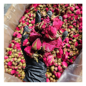 Los mejores brotes de rosa roja natural y pétalos de rosa secos para té de capullos de rosa, envasados a granel, pétalos de rosa secos de alta demanda para infusión de té - Product Image 6