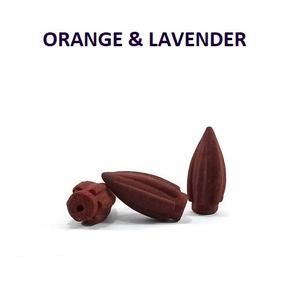 ธรรมชาติส้มและลาเวนเดอร์กระสุนไหลย้อนกลับธูปกรวยขายส่งอุปทานจากแบรนด์ที่ดีที่สุด (สีแดง) - Product Image 1