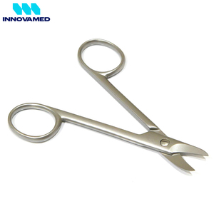 INNOVAMED INSTRUMENTS Ciseaux à pédicure manuels pour ongles épais Lames courbées sécurisées 10 cm Acier inoxydable Podologie Ongles des orteils - Product Image 2