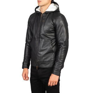 Veste en cuir pour homme de haute qualité, design tendance, nouvelle mode, manches longues, pour homme - Product Image 4