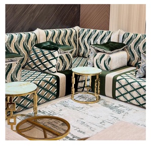 Sofá estilo Majlis árabe, diseño clásico, elegante conjunto para sala de estar, asientos de esquina de lujo, diseño que ahorra espacio - Product Image 1