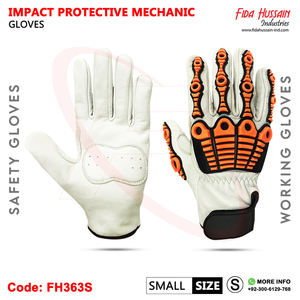 Robuste Top Cuir TPR Anti Impact Champ Pétrolier Construction Industrielle Meilleurs Gants De Travail De Sécurité Gants En Cuir - Product Image 5