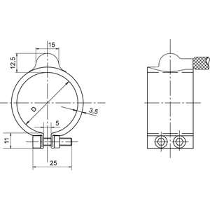 DHB / Ø= 45mm; B=48mm; 400W; 230V - Product Image 3