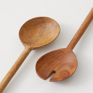 มัลติฟังก์ชั่ในแบบฉบับ11นิ้วไม้กระถินช้อนสลัดและให้บริการส้อมชุด2เซิร์ฟเวอร์สลัด - Product Image 1