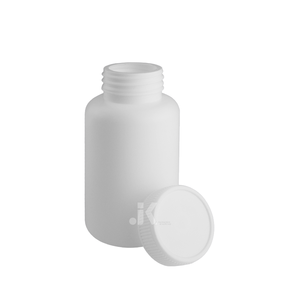 Botella de Plástico HDPE Blanca de 225 ml con Tapa de Rosca, Fábrica de Embalaje JK Vietnam, Mejor Precio, Servicios OEM Blancos, M0335 - Product Image 3