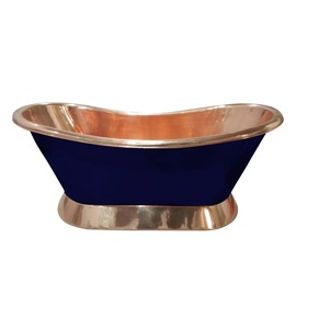 Bañera de Metal con Acabado Dorado Tradicional de Diseño Moderno para el Hogar, Hoteles y Restaurantes, Accesorios de Baño Hechos a Mano - Product Image 2