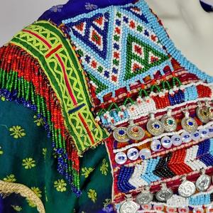 2025 nueva llegada vestido Kuchi afgano de moda para damas de manga larga elegante Mudgul fiesta desgaste Maxi Afghani encaje Guldoze - Product Image 5