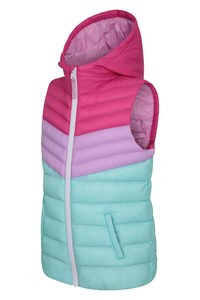 Hot Sale Outdoor Windbreaker Winter Bubble <b>Vest</b> Women Color Block Padded Gilet Puffer <b>Vests</b> - Product Image 5