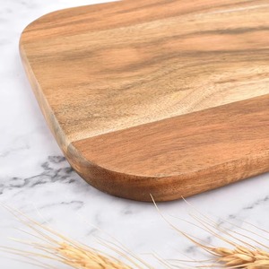 Planche à découper rectangulaire double face en bois Rehman Craft RC0062, épaisseur 1,5 cm, avec poignée intégrée, passe au lave-vaisselle - Product Image 5
