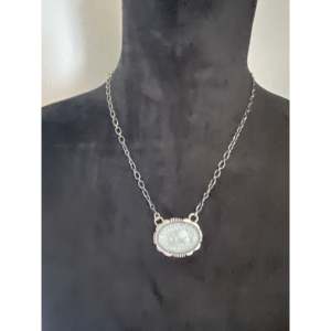 Russell Sam <b>Opal</b> & Sterling Silver Crystal <b>Necklace</b> - Product Image 2