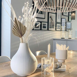 Nordique moderne mat décor à la maison Vase à fleurs décoratif en gros Vases en céramique - Product Image 1