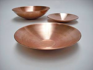 Bol en cuivre pour Snack Soupe Salade Noddles Finition de luxe faite à la main En gros Design Vintage Moderne Logo Personnalisé Emballage - Product Image 5