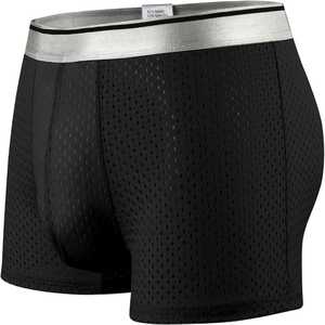 Calzoncillos bóxer personalizados de última calidad del fabricante OEM para hombre, ropa interior de tela de punto transpirable con logotipo personalizado - Product Image 3