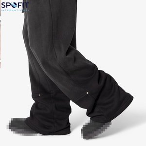 กางเกงวอร์มขายาวของผู้ชายผ้าคอร์ดูร่าทรงขากว้างน้ำหนักเบามีไซส์พิเศษออกแบบได้ตามต้องการ - Product Image 6