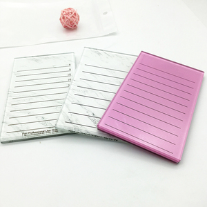 ถาดต่อขนตาคริสตัลหินอ่อนสองชั้นสีสันสดใสสำหรับขนตาแก้วคริสตัลขนาดโลโก้และแบบกำหนดเอง - Product Image 1