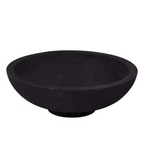 Cuencos de madera modernos hechos a mano, elegantes, perfectos para servir, regalar y decorar la mesa, cuenco para servir con acabado recubierto de polvo - Product Image 2