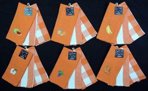 Serviette de cuisine personnalisée en vrac fabricant de tissu de conception marque emballage cadeau 100% coton Logo brodé en gros - Product Image 3