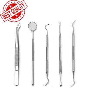 Kit d'examen dentaire en acier inoxydable de haute qualité de marque personnalisée avec logo personnalisé et ensemble d'instruments dentaires en provenance du Pakistan - Product Image 1