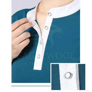 Nueva Llegada, Camisas de Equitación Personalizadas de Alta Calidad, Spandex/Nailon/Poliéster, Impermeables y Transpirables para Mujer, Disponibles en Línea - Product Image 3