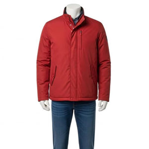 Veste de randonnée d'hiver réversible pour homme grande taille, col montant, chaude, confortable, imperméable, vêtements décontractés d'extérieur, col montant - Product Image 4
