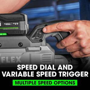 Sierra de cinta inalámbrica sin escobillas de 5 pulgadas para corte profundo, solo herramienta, para metal, azulejos y madera - para bricolaje, cargador de batería eléctrico no incluido - Product Image 2