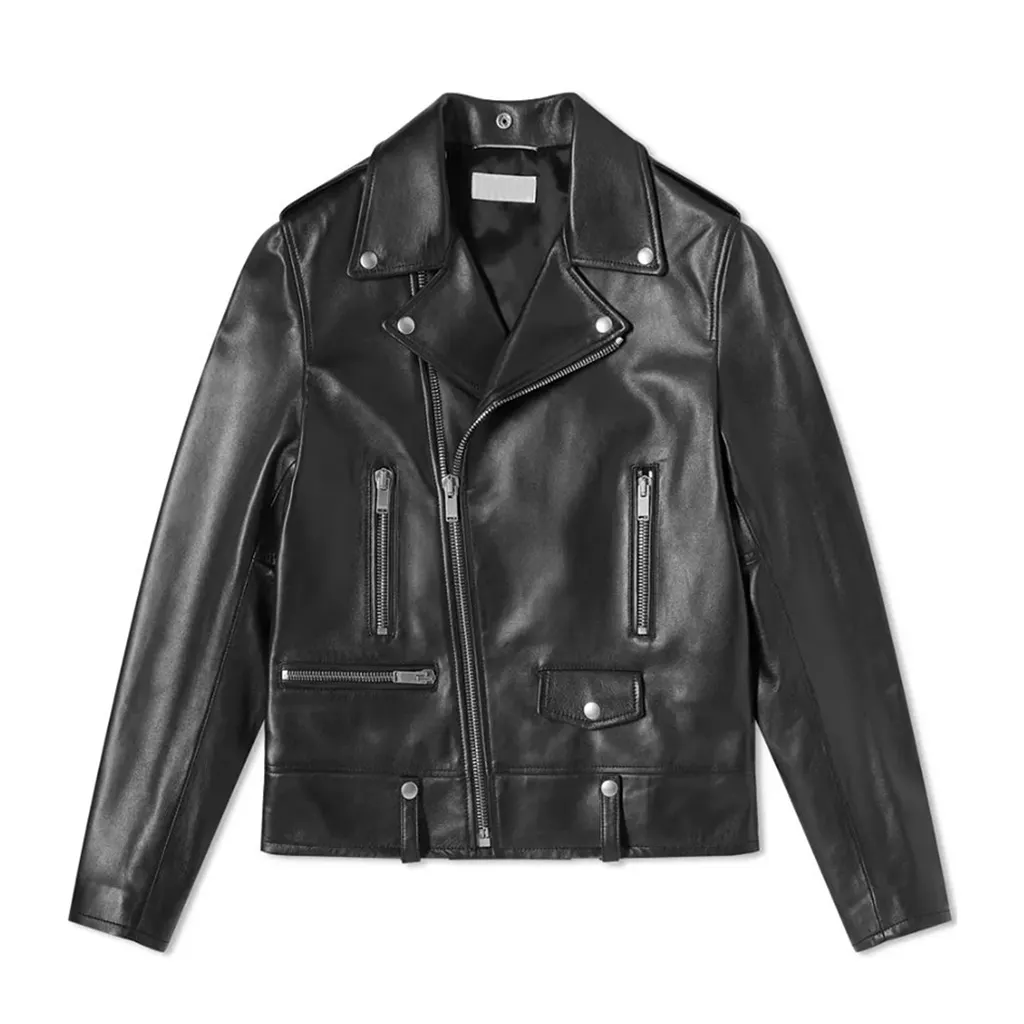 Mode slim fit style Design classique veste en cuir hommes moto Pu Faux cuir veste Logo gratuit personnalisation livraison directe