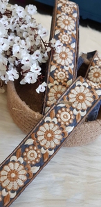 Custom Handmade Embroidered Floral Laces in Spring and Summer Colors Ideal for Resale by Lace and <b>Trim</b> Suppliers - Product Image 4